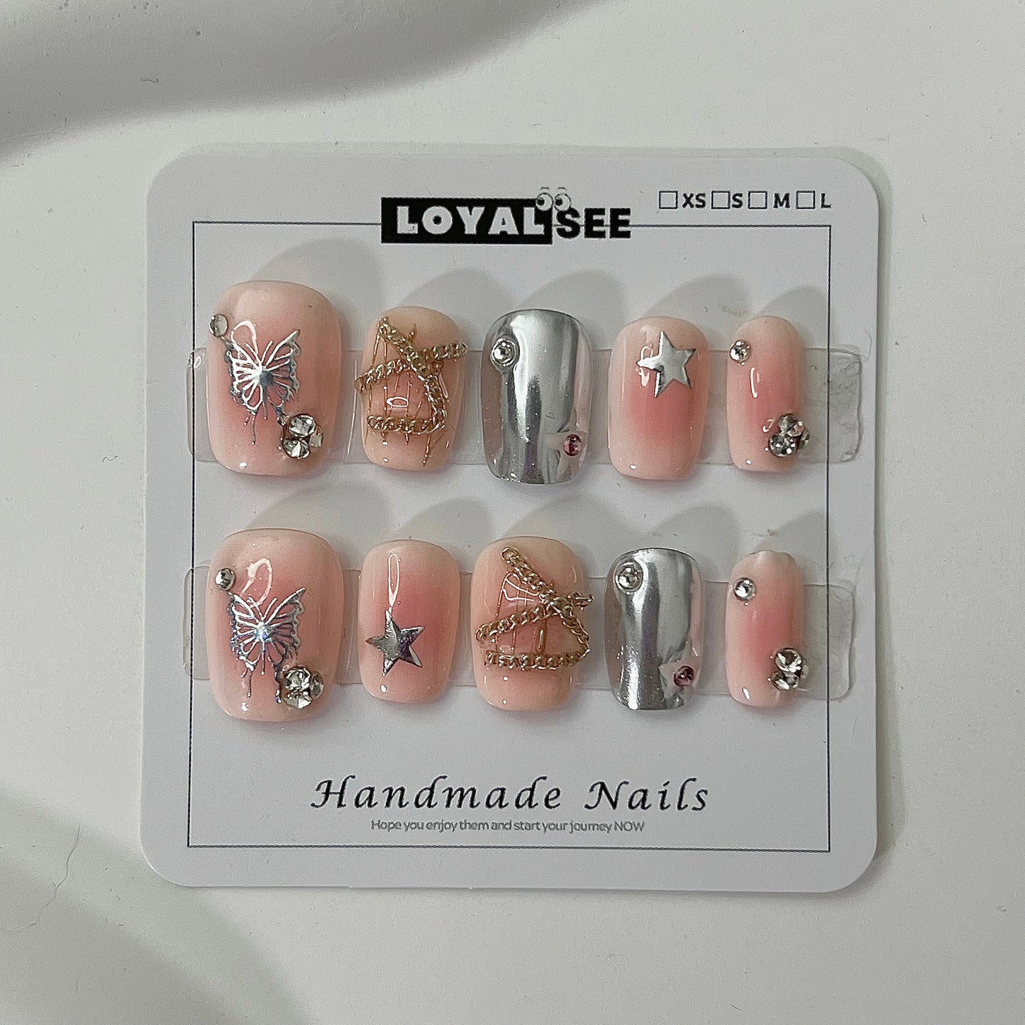 H80 Short  Handmade Nail