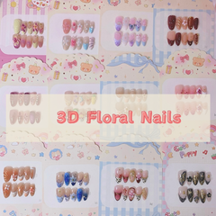 【3D Floral Nails 】Mystery Envelopes Nails 10pcs