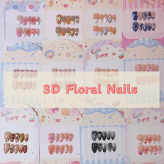 【3D Floral Nails 】Mystery Envelopes Nails 10pcs
