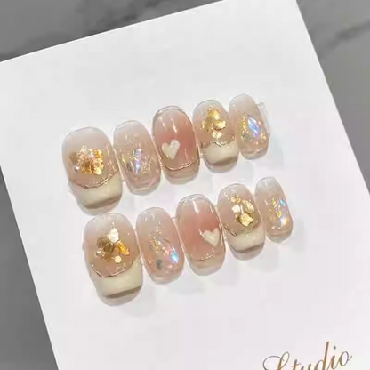 LSO7 Love FallHandmade Nail