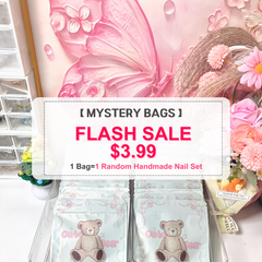 【Mystery Bag】$3.99 Flash Sale 1 Bag=1 Random Handmade Press On Nail Set(10pcs)