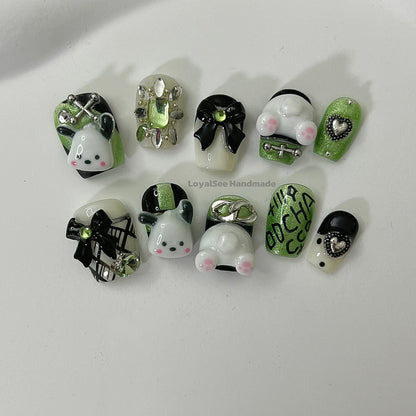 H50 Cute Boy Handmade Nail