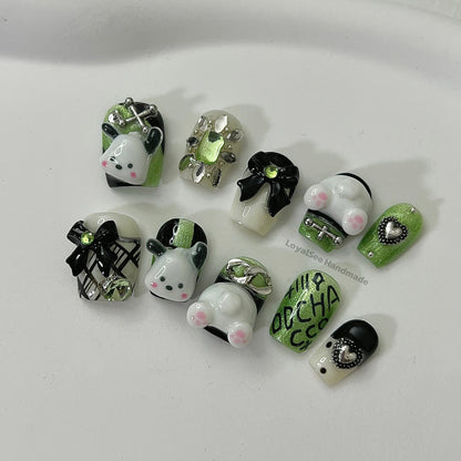 H50 Cute Boy Handmade Nail