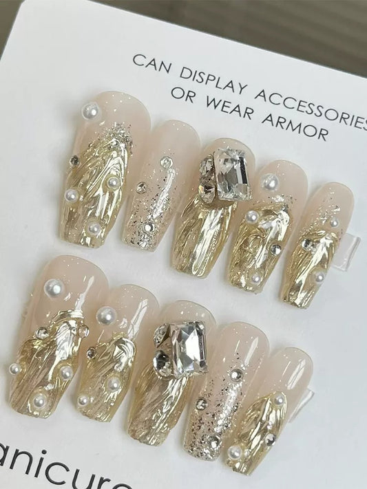 Gold Story Handmade Nails LSW5