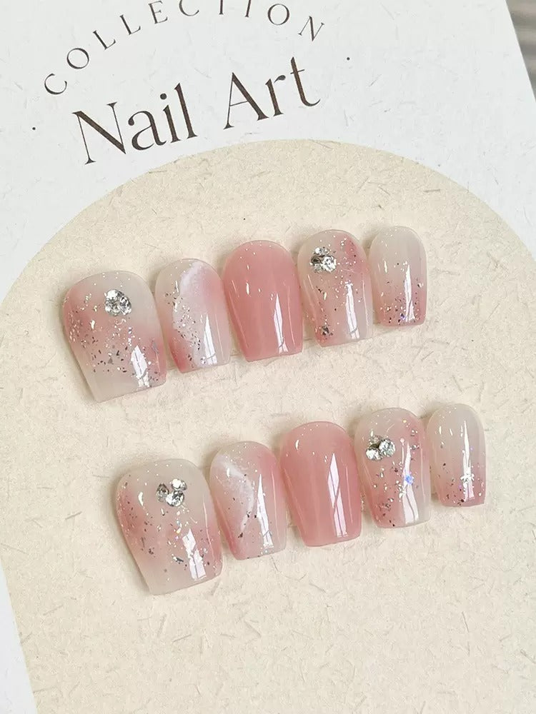 Pink Shy Handmade Nails LSW23