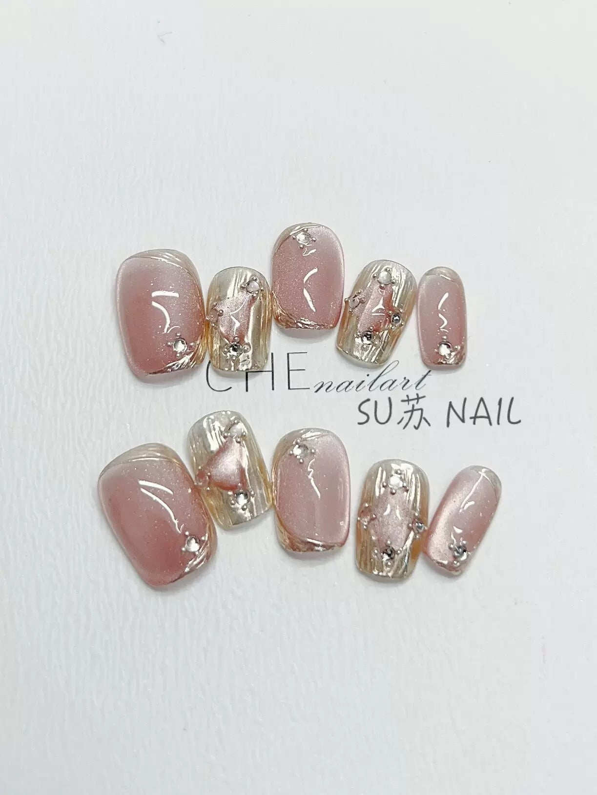 Pinky Eye Handmade Nails LSW41