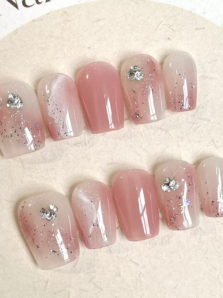 Pink Shy Handmade Nails LSW23