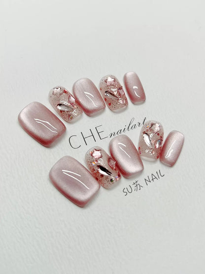 Pinky Eye Handmade Nails LSW37