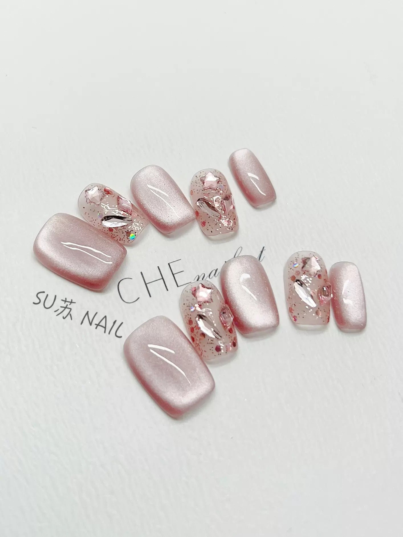 Pinky Eye Handmade Nails LSW37