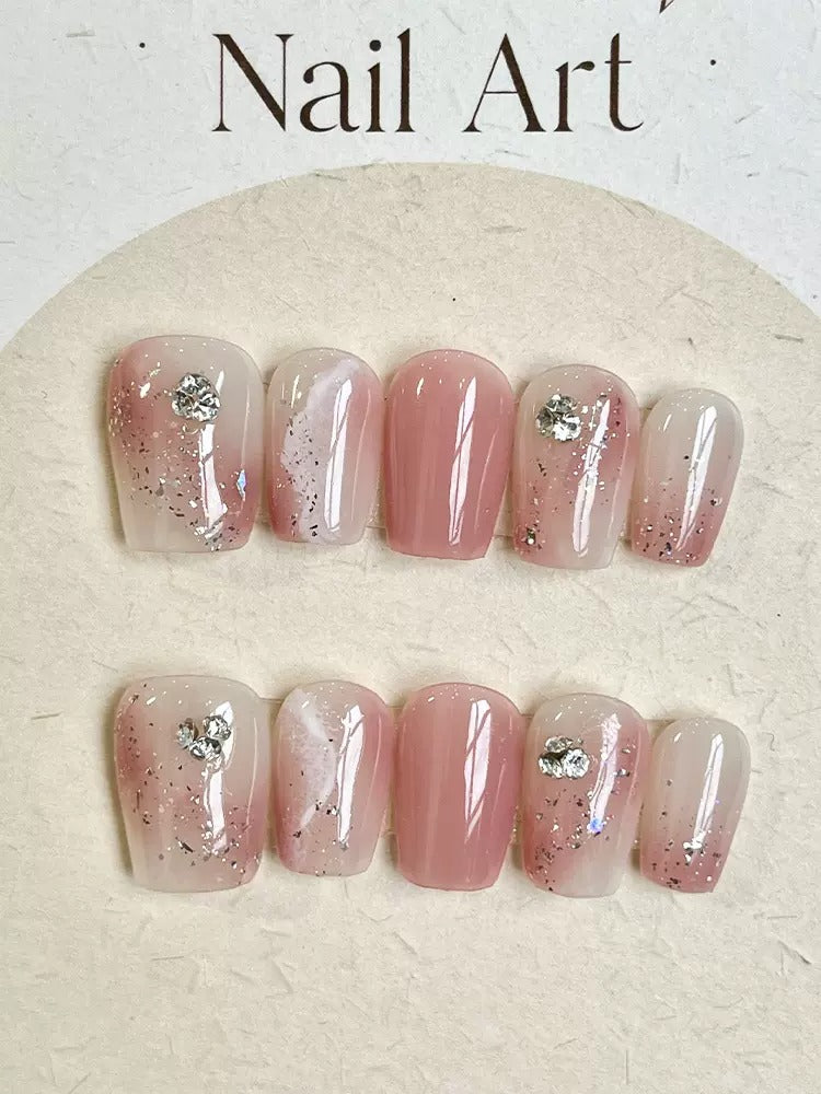 Pink Shy Handmade Nails LSW23