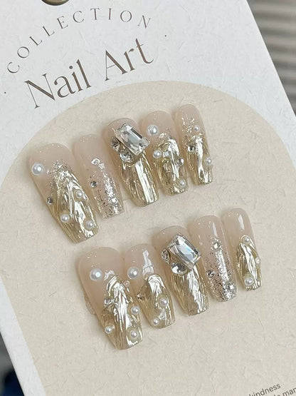 Gold Story Handmade Nails LSW5