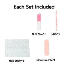 【Mystery Bag】$3.99 Flash Sale 1 Bag=1 Random Handmade Press On Nail Set(10pcs)