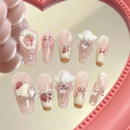 LSO15 Cute RabbitHandmade Nail