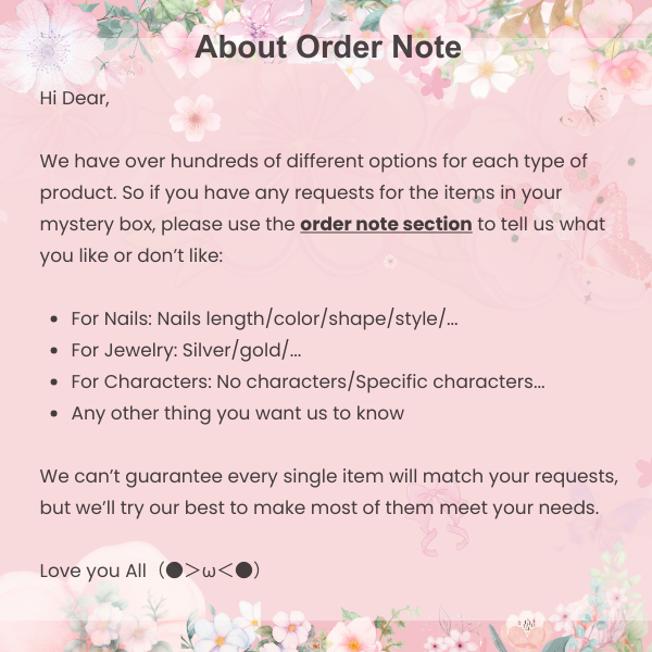 About Order Note